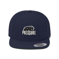 Unisex Flat Bill Hat Pressure