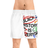 Men's Mid-Length Swim Shorts (AOP) KASHVILL BLACK HISTORY