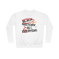 Unisex Crew Sweatshirt BLACK HISTORY