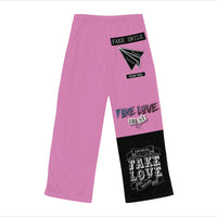 ' Women's Pajama Pants (AOP FAKE LOVE