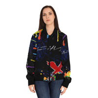 Women's Bomber Jacket (AOP) KASHVILL