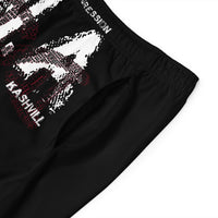 Men's Board Shorts (AOP) DESTROY NEGATIVE AGGRESSION D N A