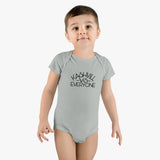 Baby Short Sleeve Onesie®Me Against You