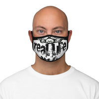 Fitted Polyester Face Mask Real Life