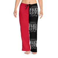 Women's Pajama Pants (AOP) FAKE LOVE