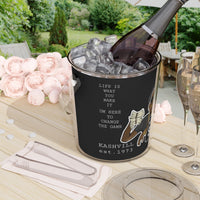 Ice Bucket with Tongs. KASHVILL