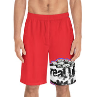 Men's Board Shorts (AOP) Real Life