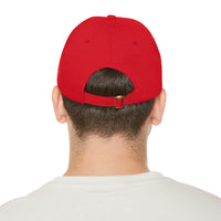 Dad Hat with Leather Patch Natu