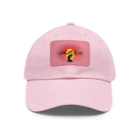 Dad Hat with Leather Patch NATU