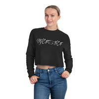 Women's Cropped Sweatshirt GFSF GETFRESHSTAYFLY