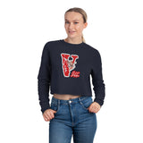 Women's Cropped Sweatshirt Big V