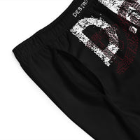 Men's Board Shorts (AOP) DESTROY NEGATIVE AGGRESSION D N A