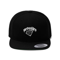 Unisex Flat Bill Hat Pressure