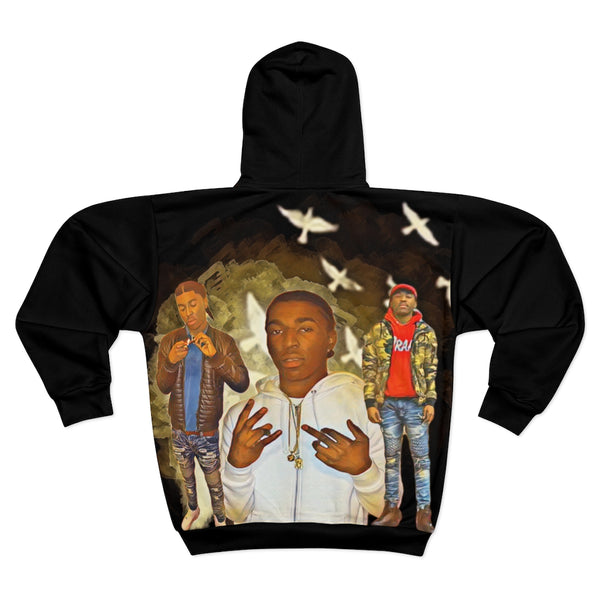 AOP Unisex Zip Hoodie DEVVYS WORLD