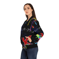 Women's Bomber Jacket (AOP) KASHVILL