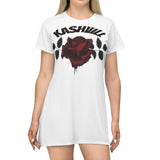 All Over Print T-Shirt Dress KASHVILL rose