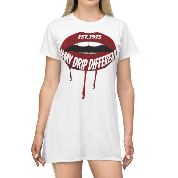 All Over Print T-Shirt Dress getfreshstayfly drip